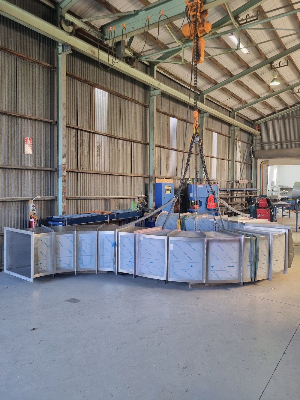 Large Stainless Square Ducting - MPF Engineering